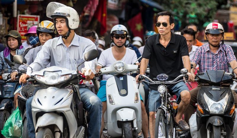 Hanoi Motorbike Traffic - Vietnam Travels gallery