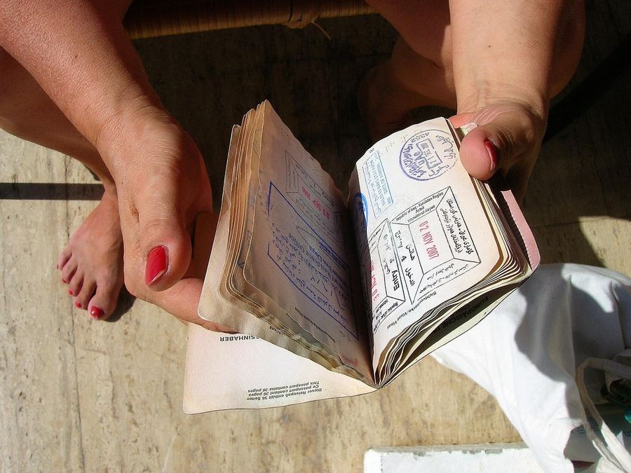 Passport and travel documents ready for a Vietnam trip